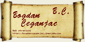 Bogdan Čeganjac vizit kartica